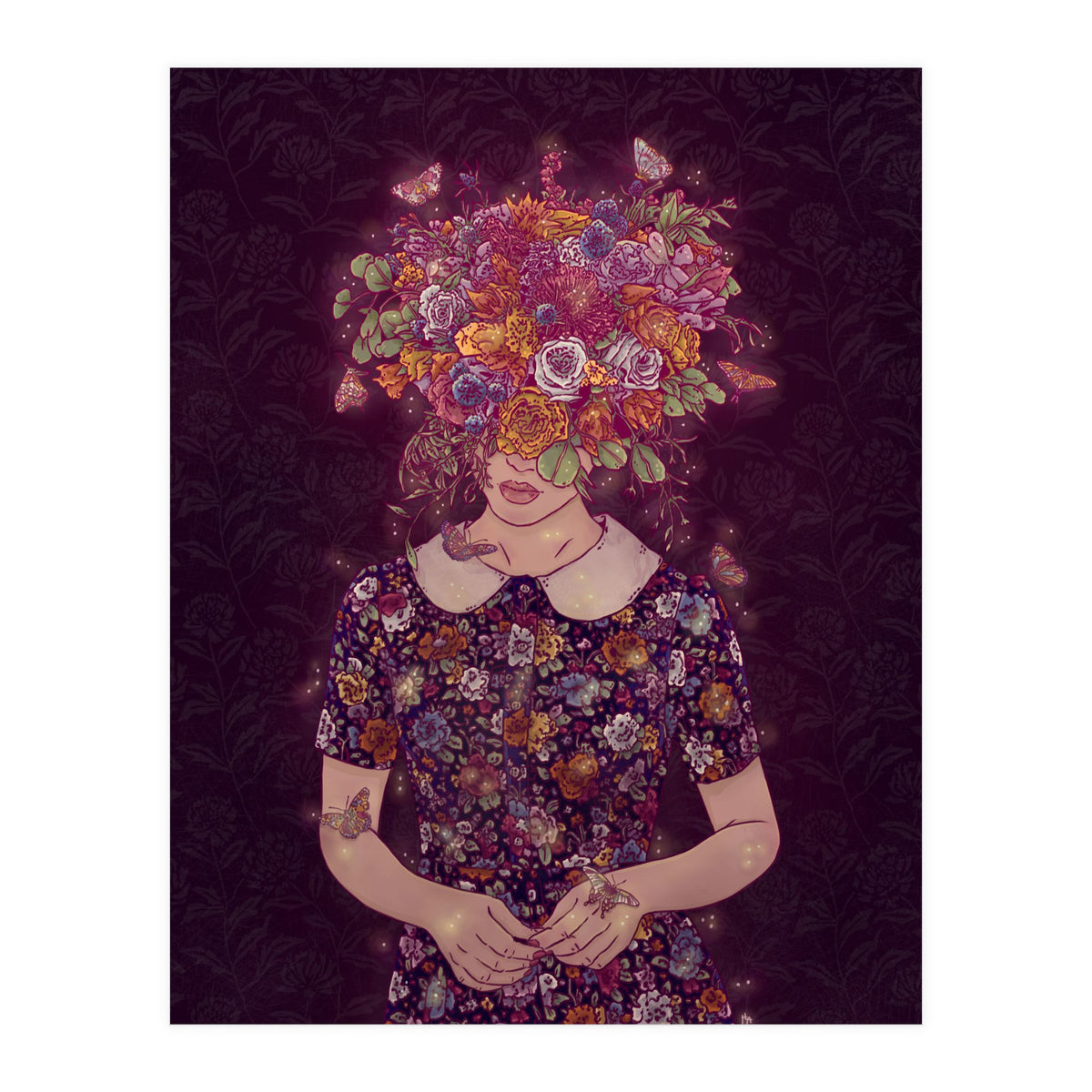 Shy Lady (Print Only)