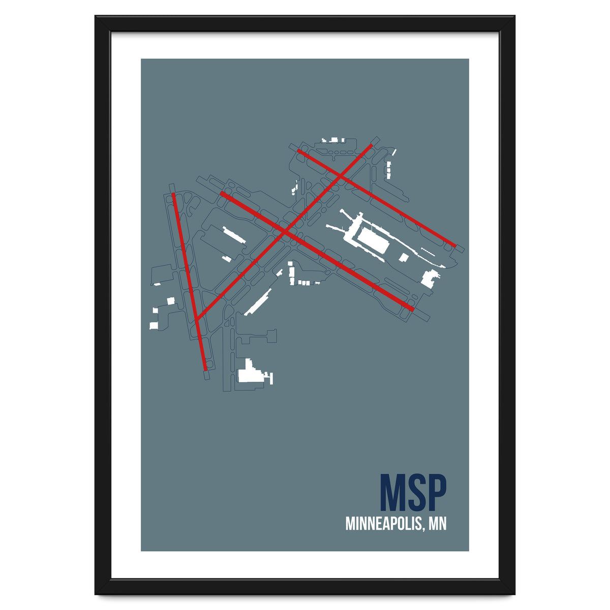 Minneapolis Airport Layout