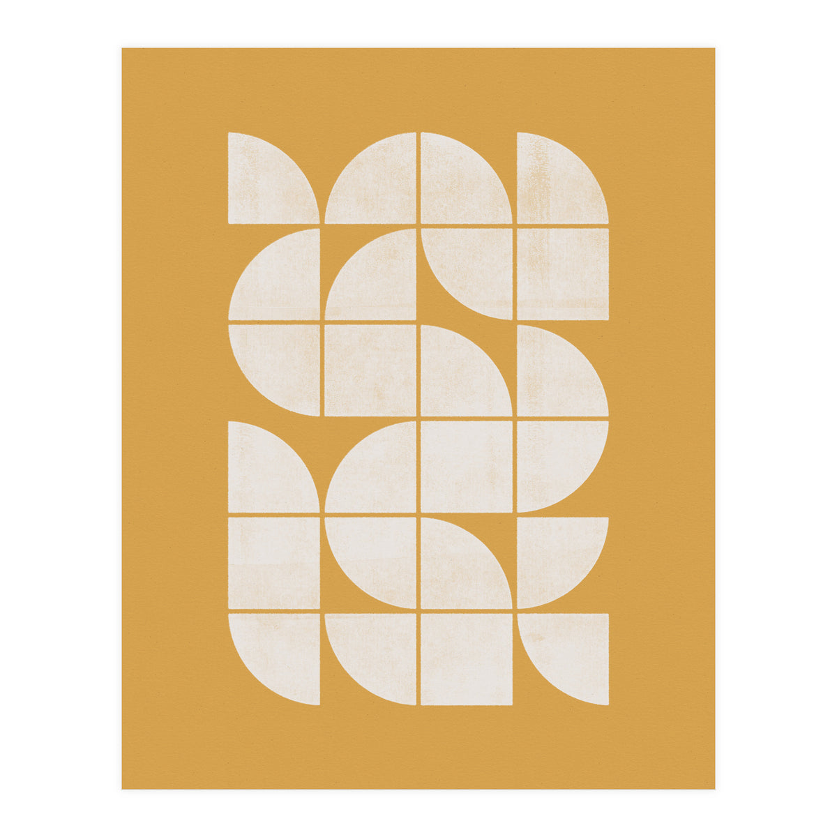 Mid-Century Modern No.26 - Woodblock Print (Print Only)