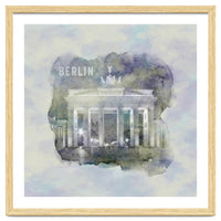 BERLIN Brandenburg Gate | watercolor