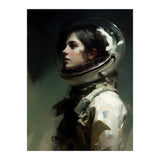 Gothic Astronaut Moody Dark Painting  (Print Only) thumbnail