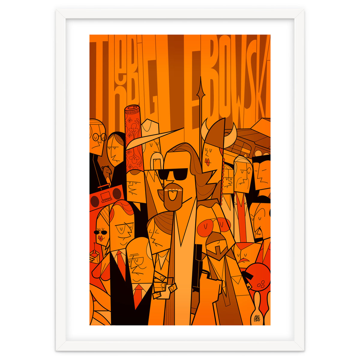 The Big Lebowski Alternative Movie Poster