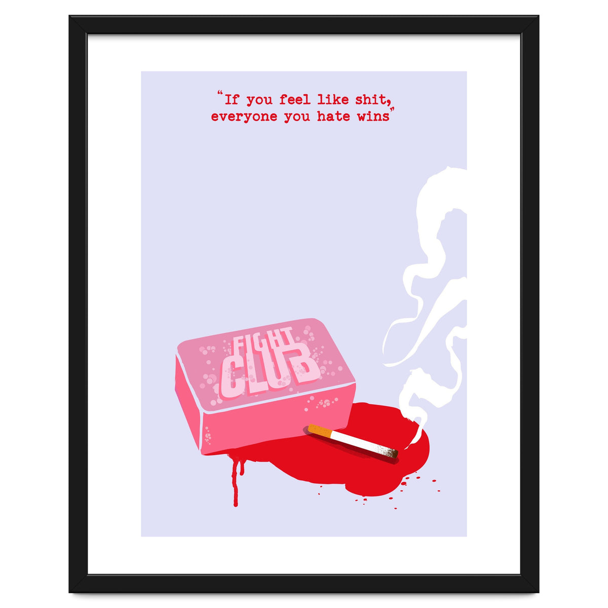 Fight Club soap movie poster