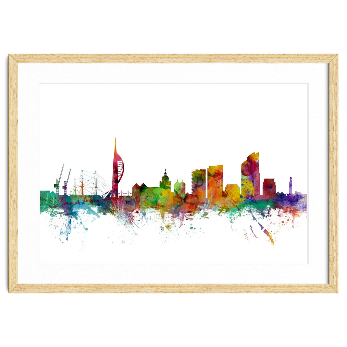 Portsmouth England Skyline