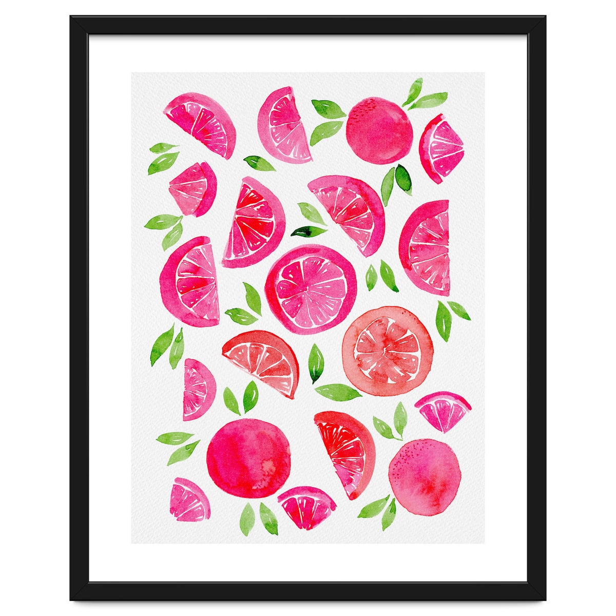 Watercolor Grapefruit