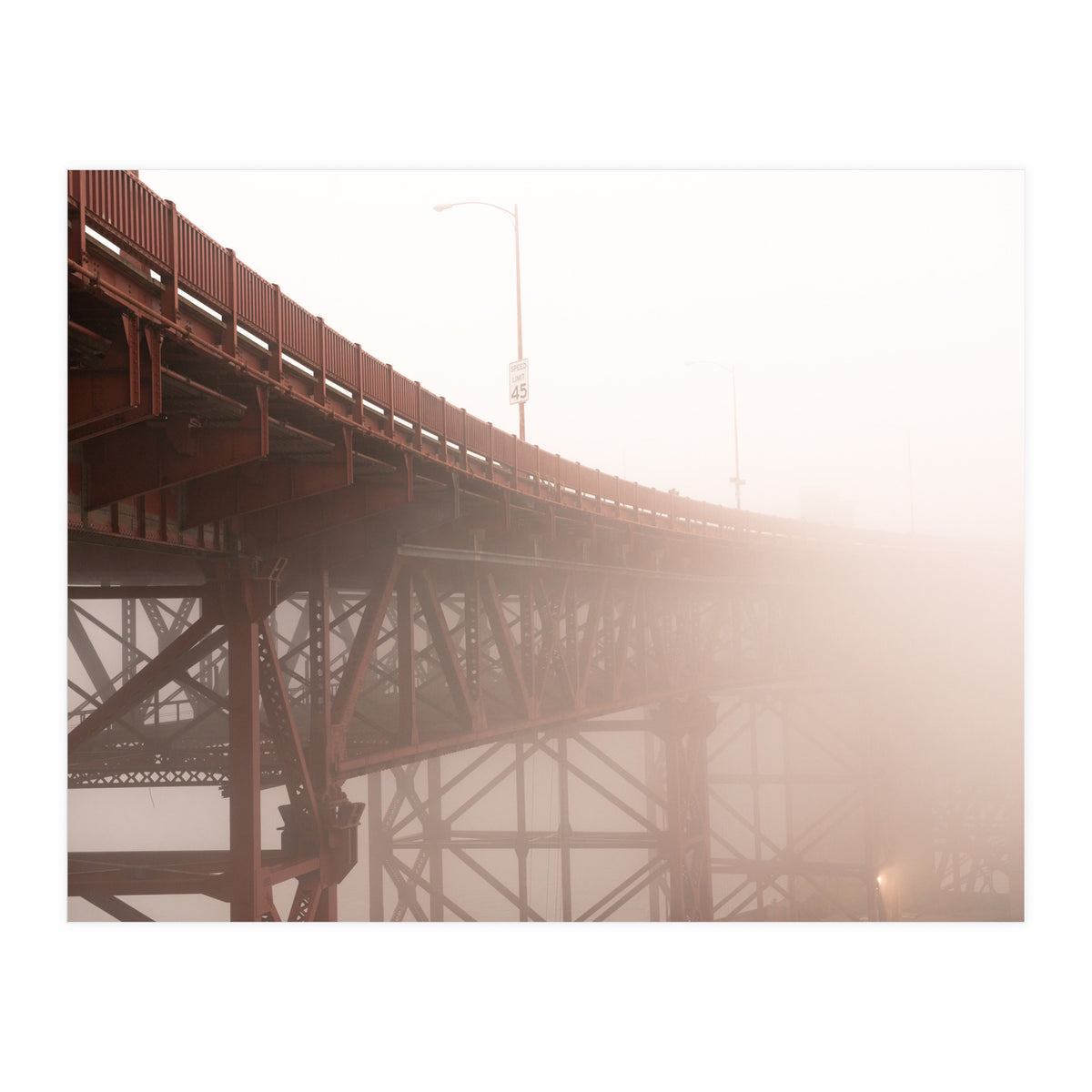 Foggy Golden Gate (Print Only)