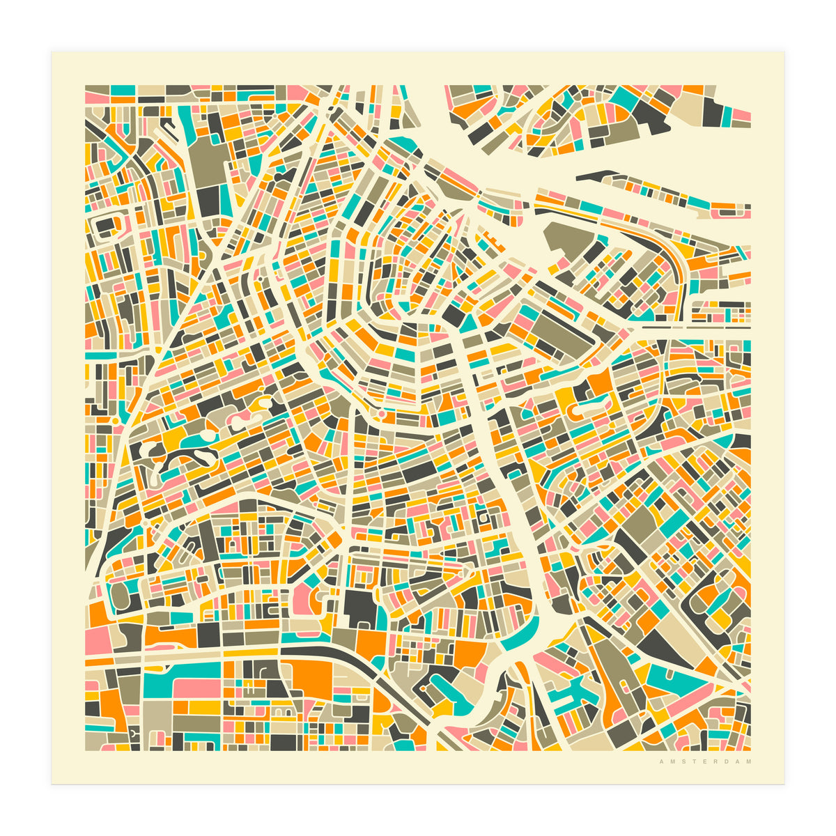 AMSTERDAM MAP (Print Only)