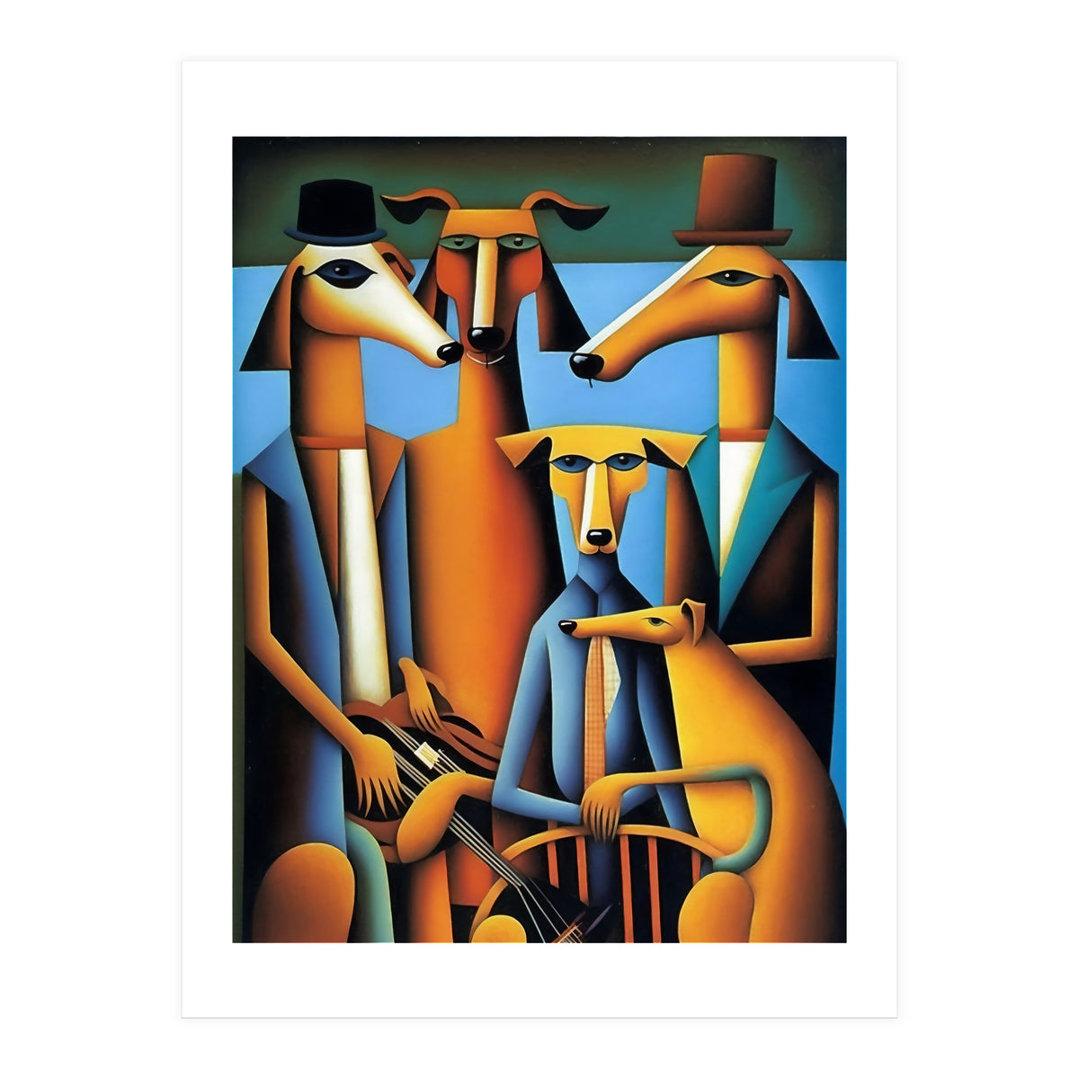 Greyhounds Max (Print Only)