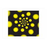 Yellow Spiral Dots (Print Only) thumbnail