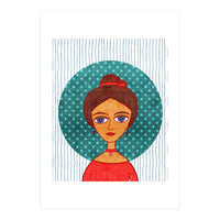The girl in red (Print Only)