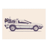 Delorean Back To The Future (Print Only) thumbnail