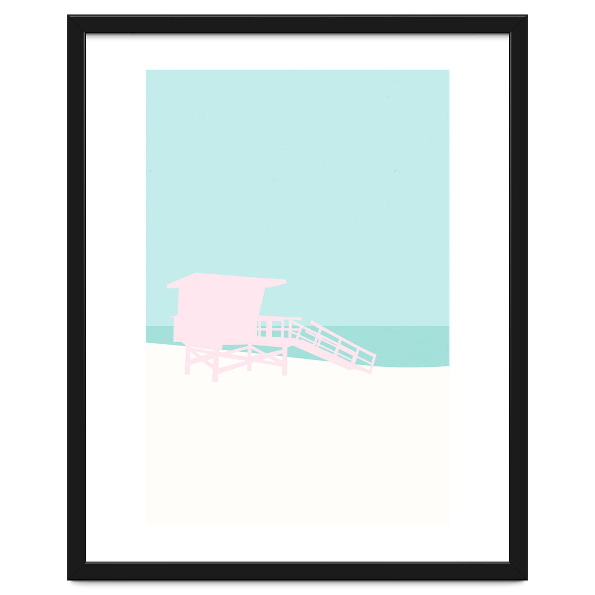 Minimal Lifeguard Tower - Turquoise Coast