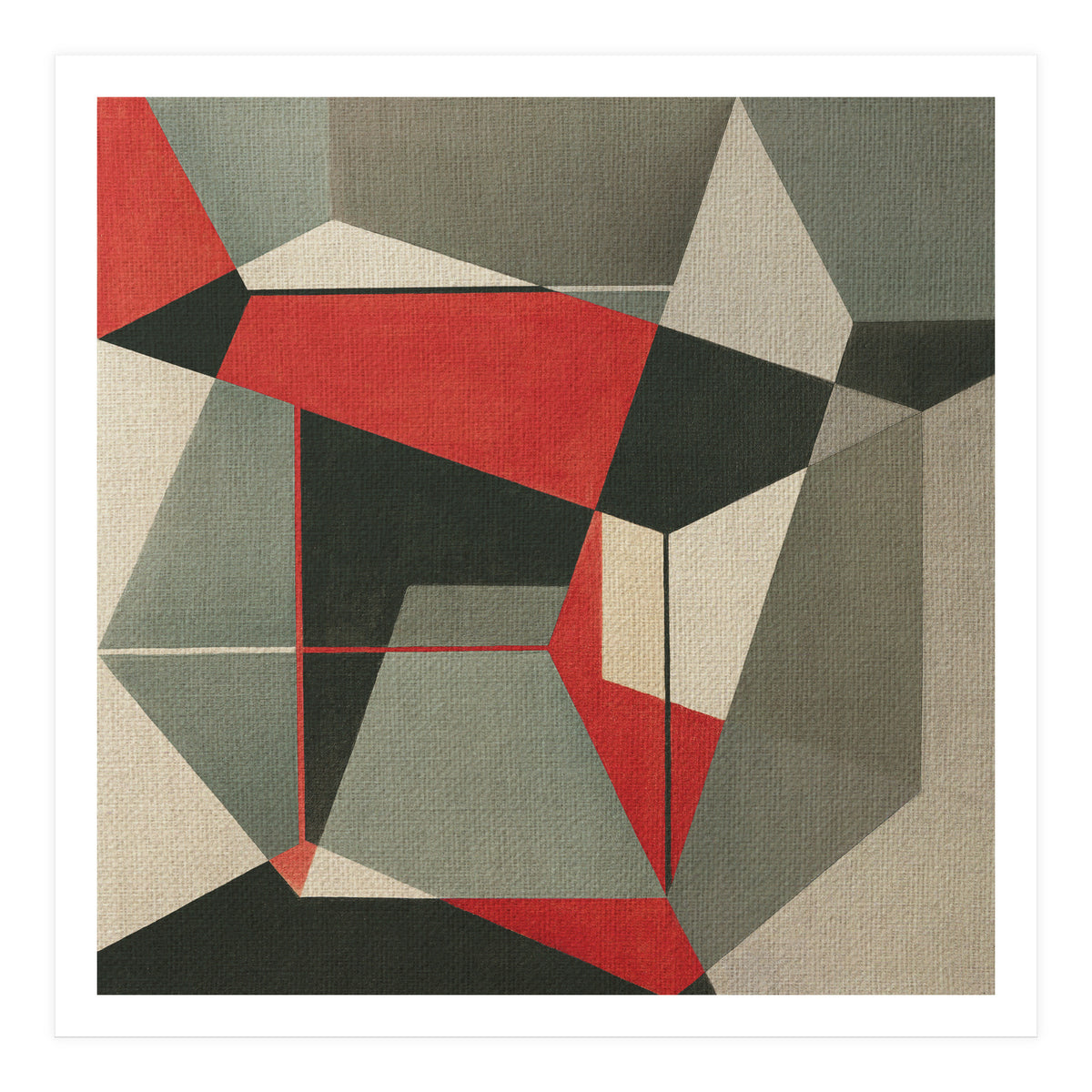 Geometric Fox (Print Only)