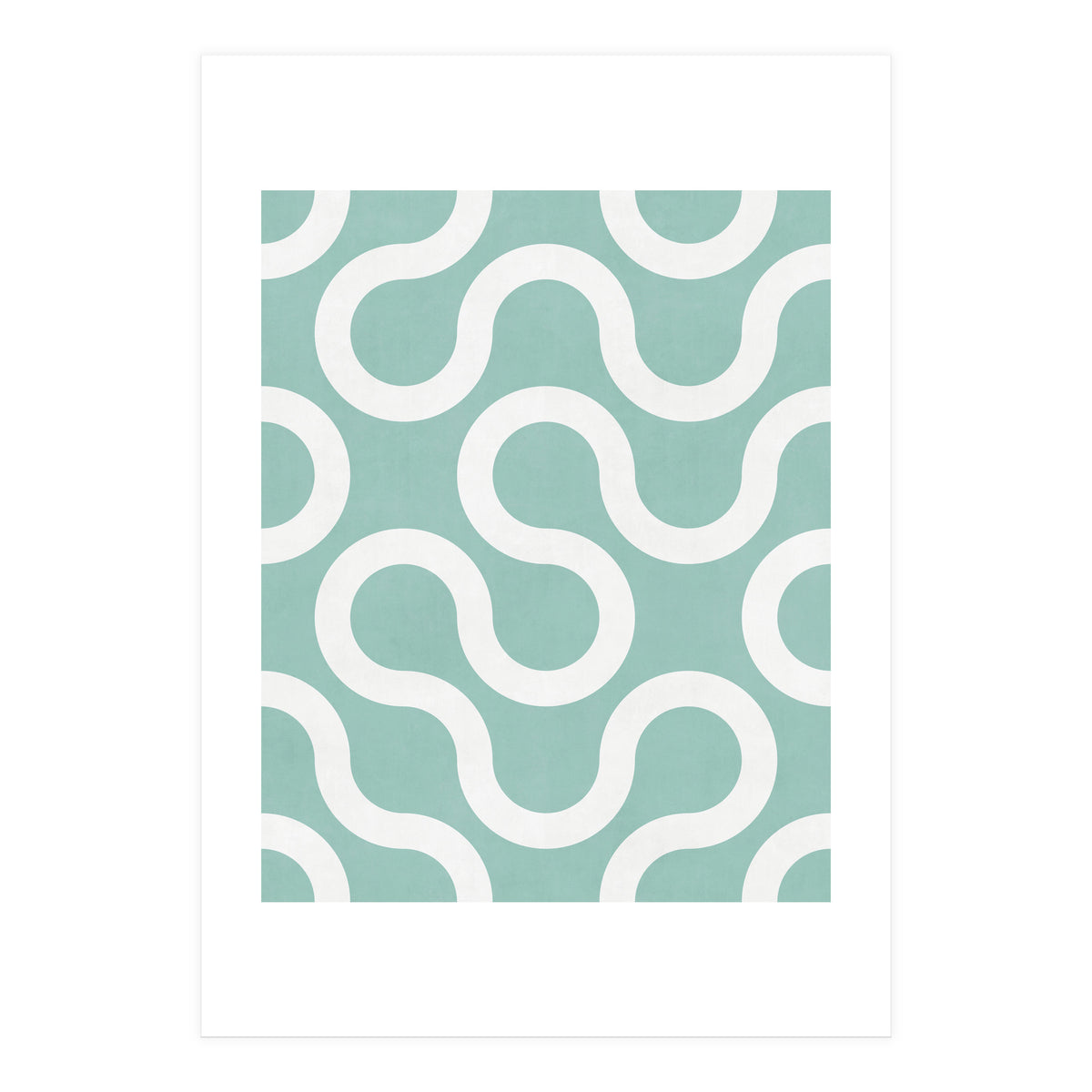My Favorite Geometric Patterns No.34 - Light Blue (Print Only)