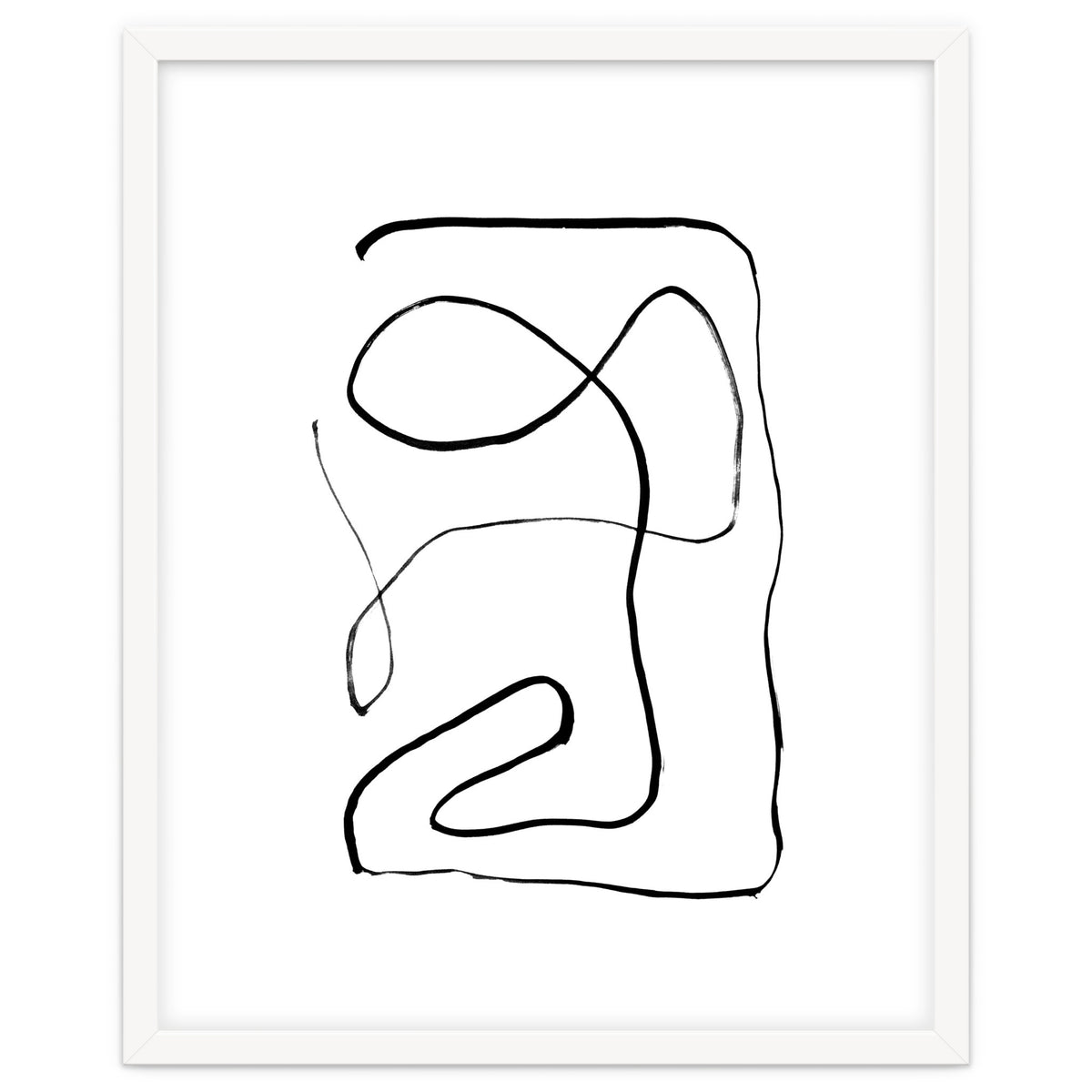 Mid-Century Line Art Print #2