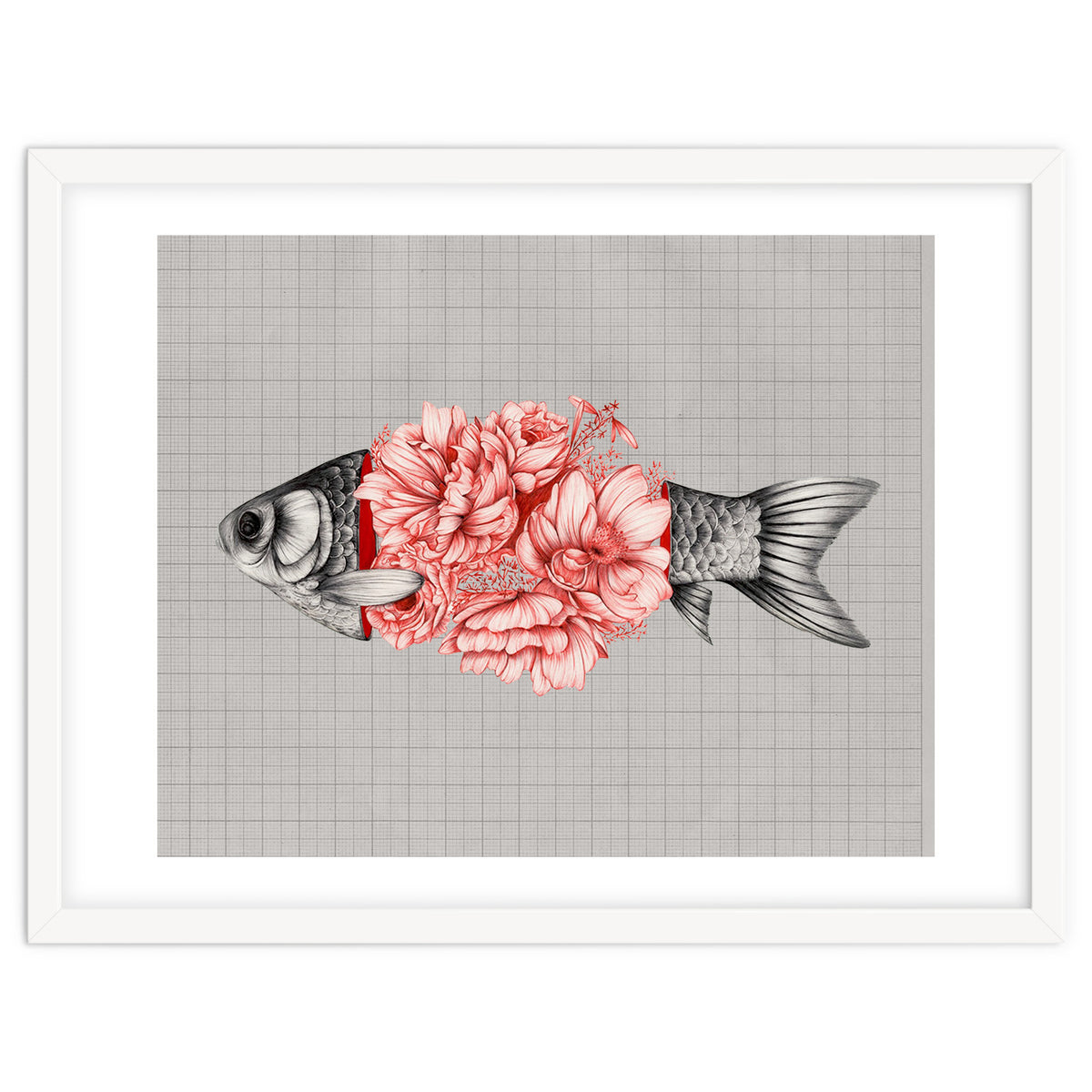 Vintage Tropical Aquarium Fish