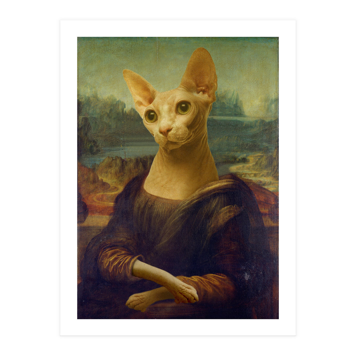 Mona Lisa Sphynx (Print Only)