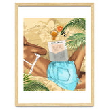 Keep Palm & Carry On Wall Art | Tropical Beach Bikini Fashion Travel Chai thumbnail