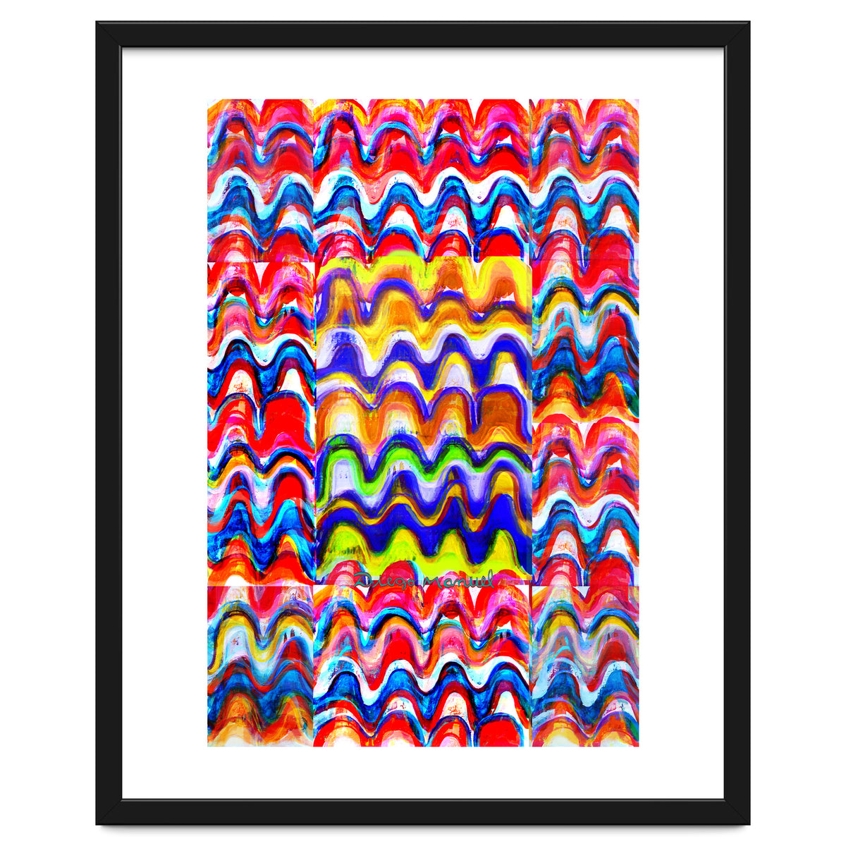 Pop abstract color full