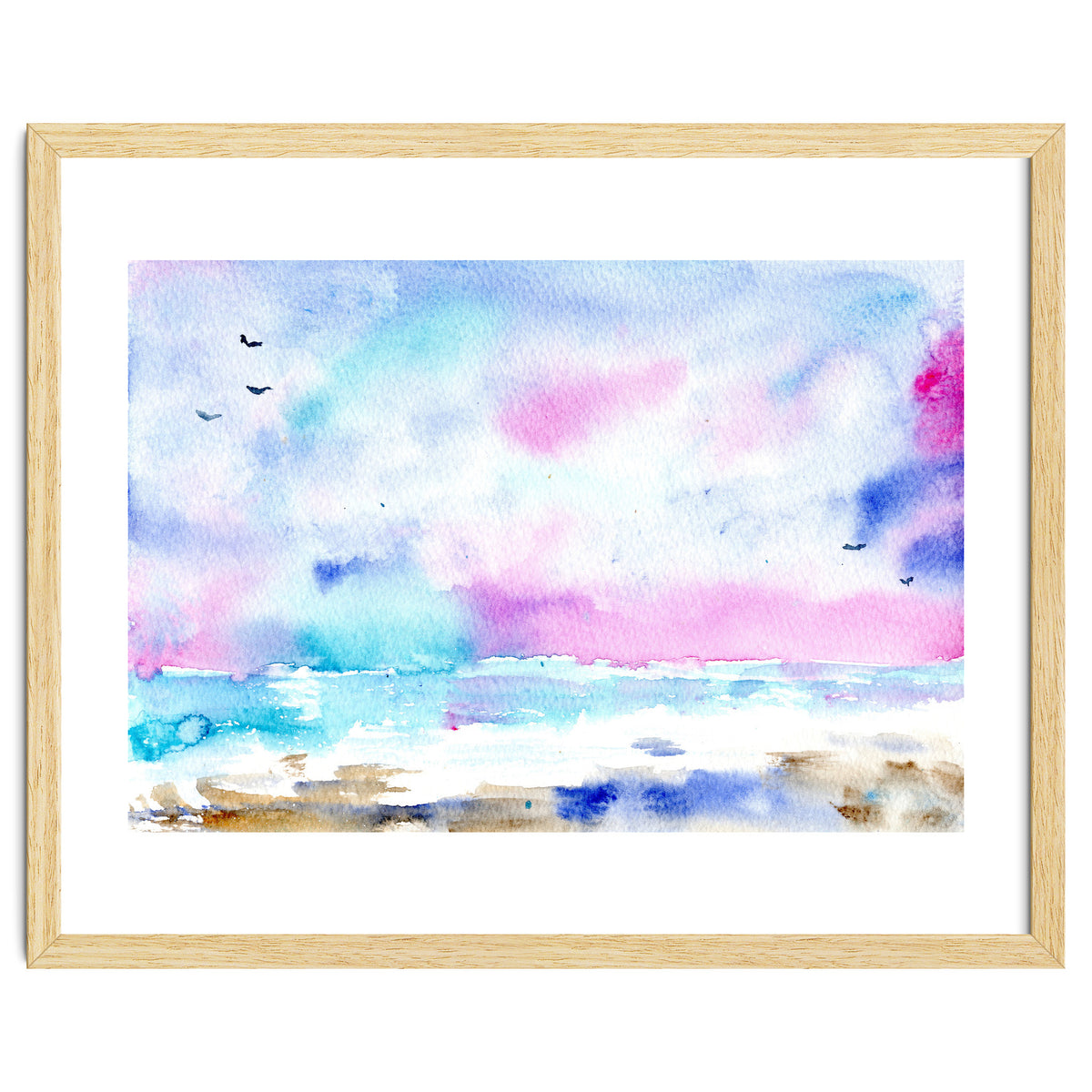 Tenderness of the sea || watercolor