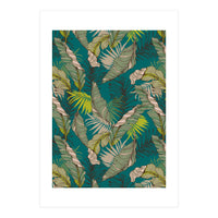 Drawing of wild tropical jungle (Print Only)