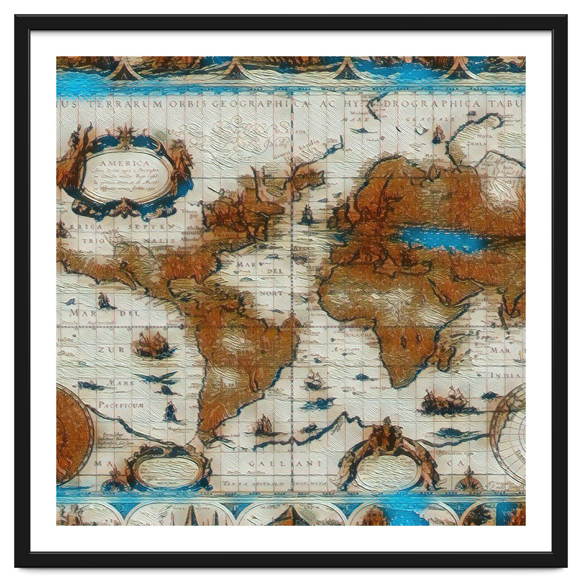 Vintage Mapa Mundi revisited