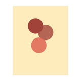 Red circles abstract (Print Only) thumbnail