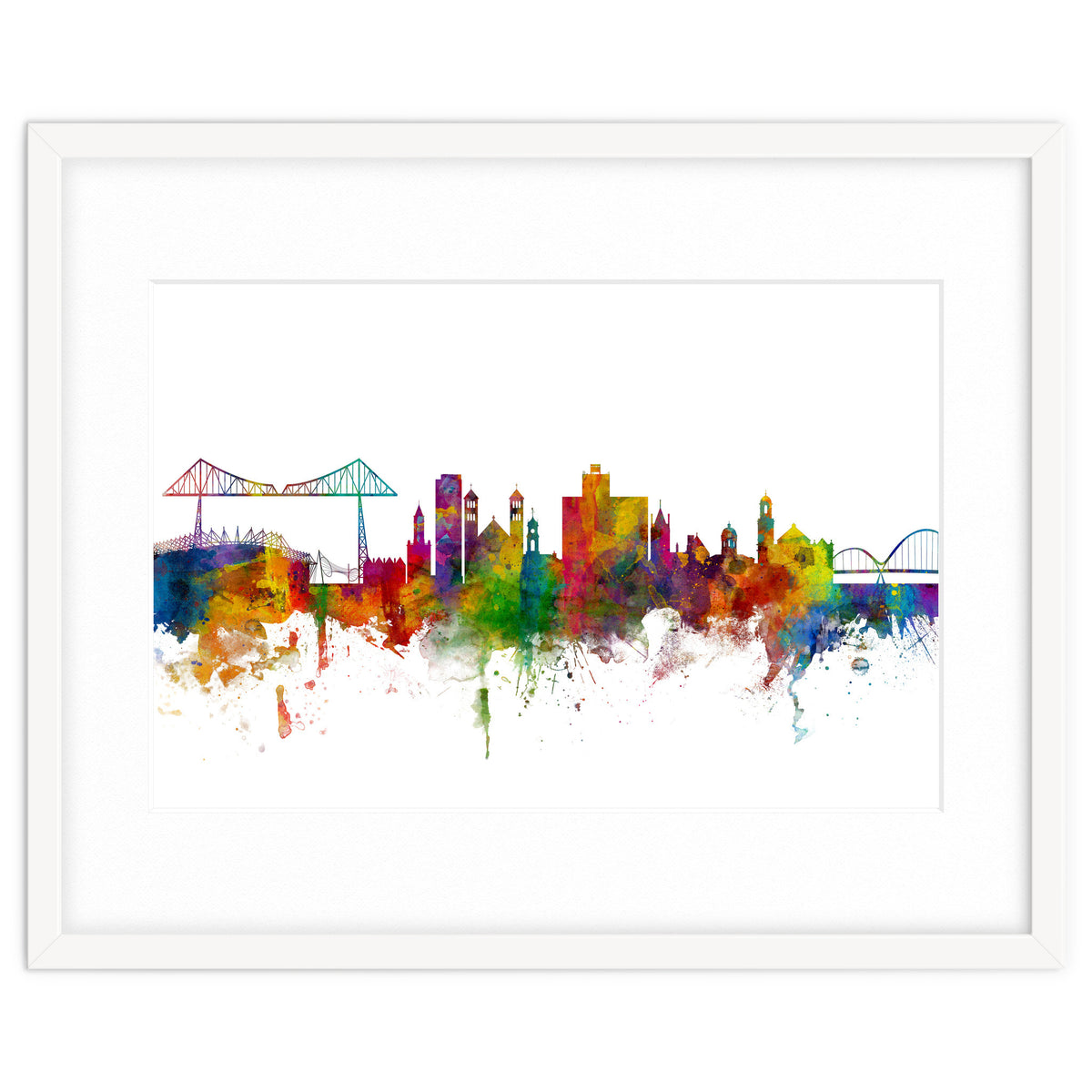 Middlesbrough England Skyline