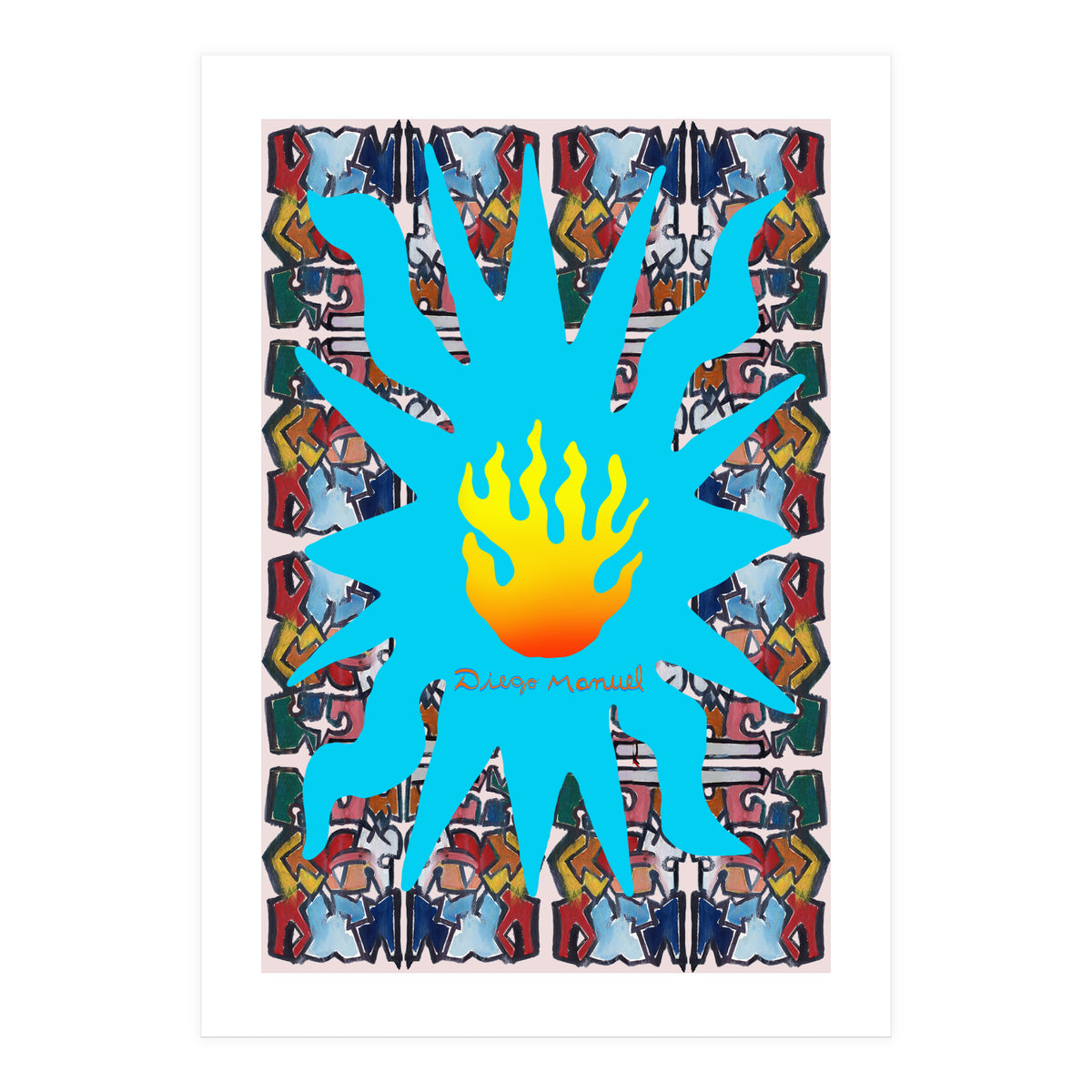 Fuego Y Graffiti 51 (Print Only)