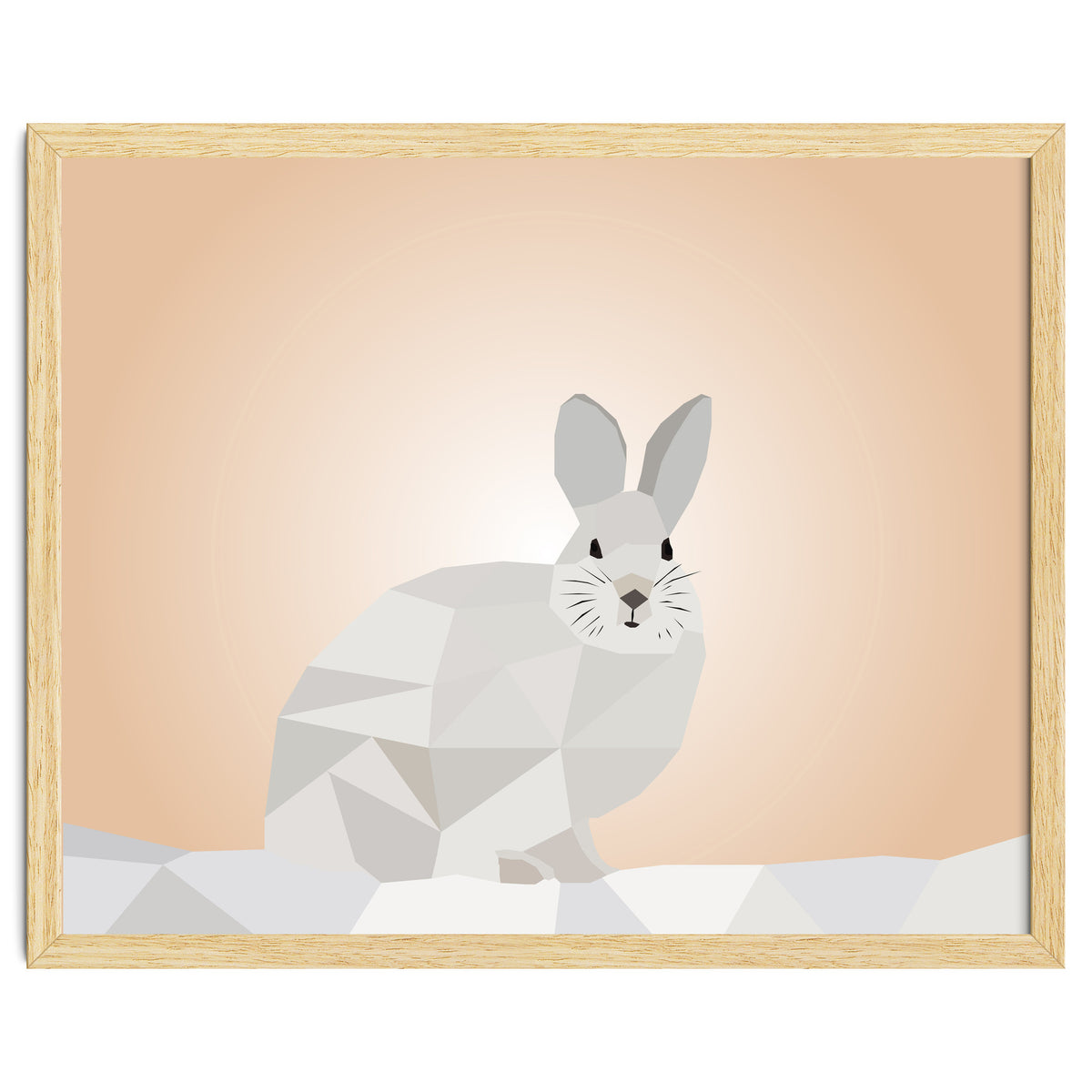 Rabbit Low Poly Art