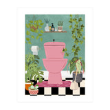 Botanical Loo in Jungle Bathroom (Print Only) thumbnail