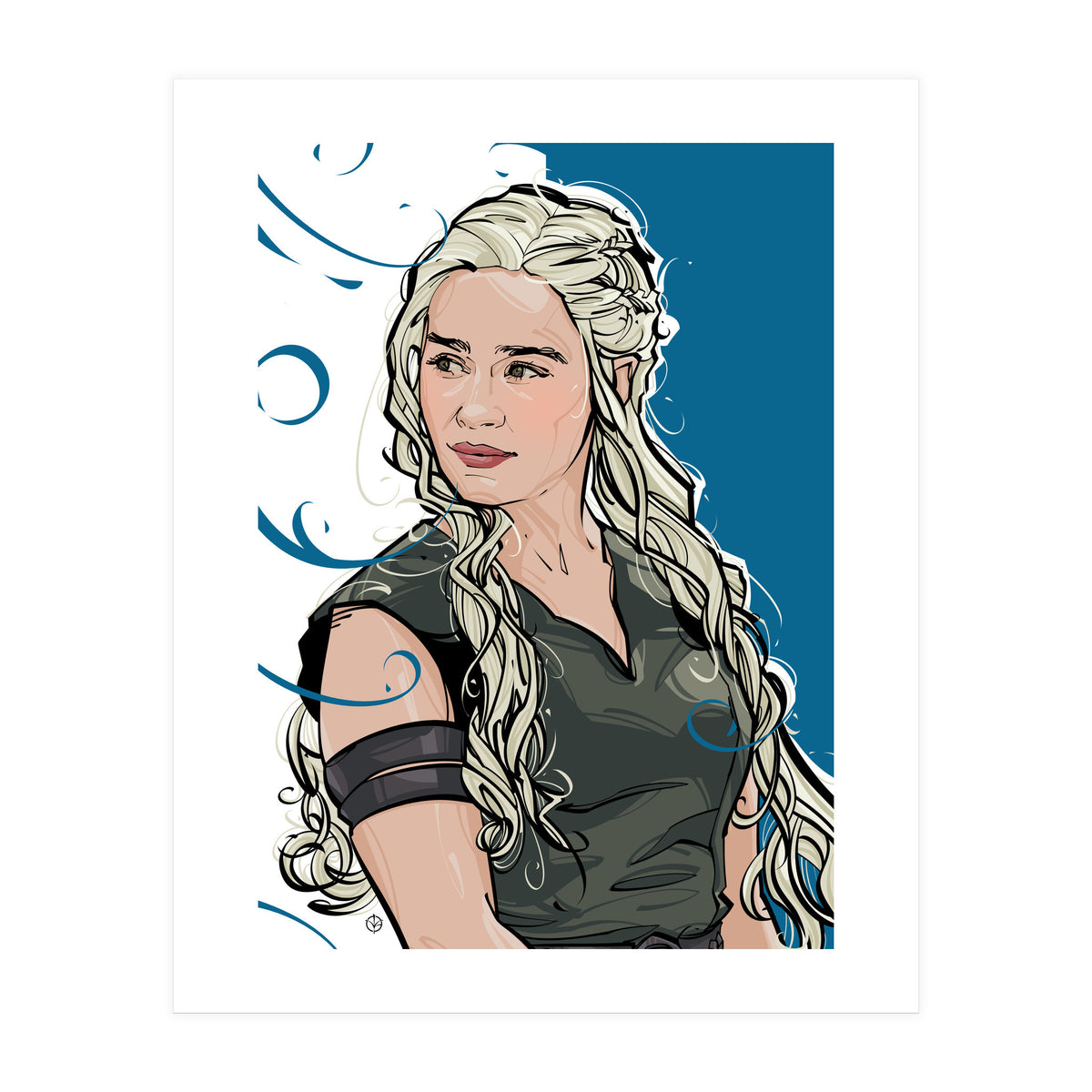 Daenerys Targaryen Game Of Thrones (Print Only)