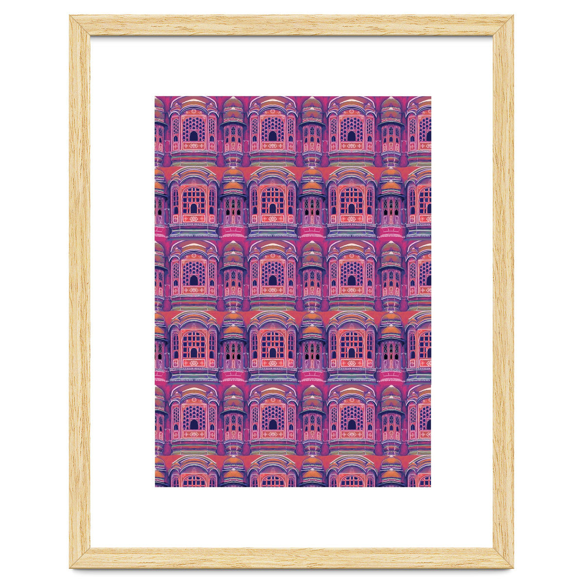 Hawa Mahal (Wind Palace) Retro - India