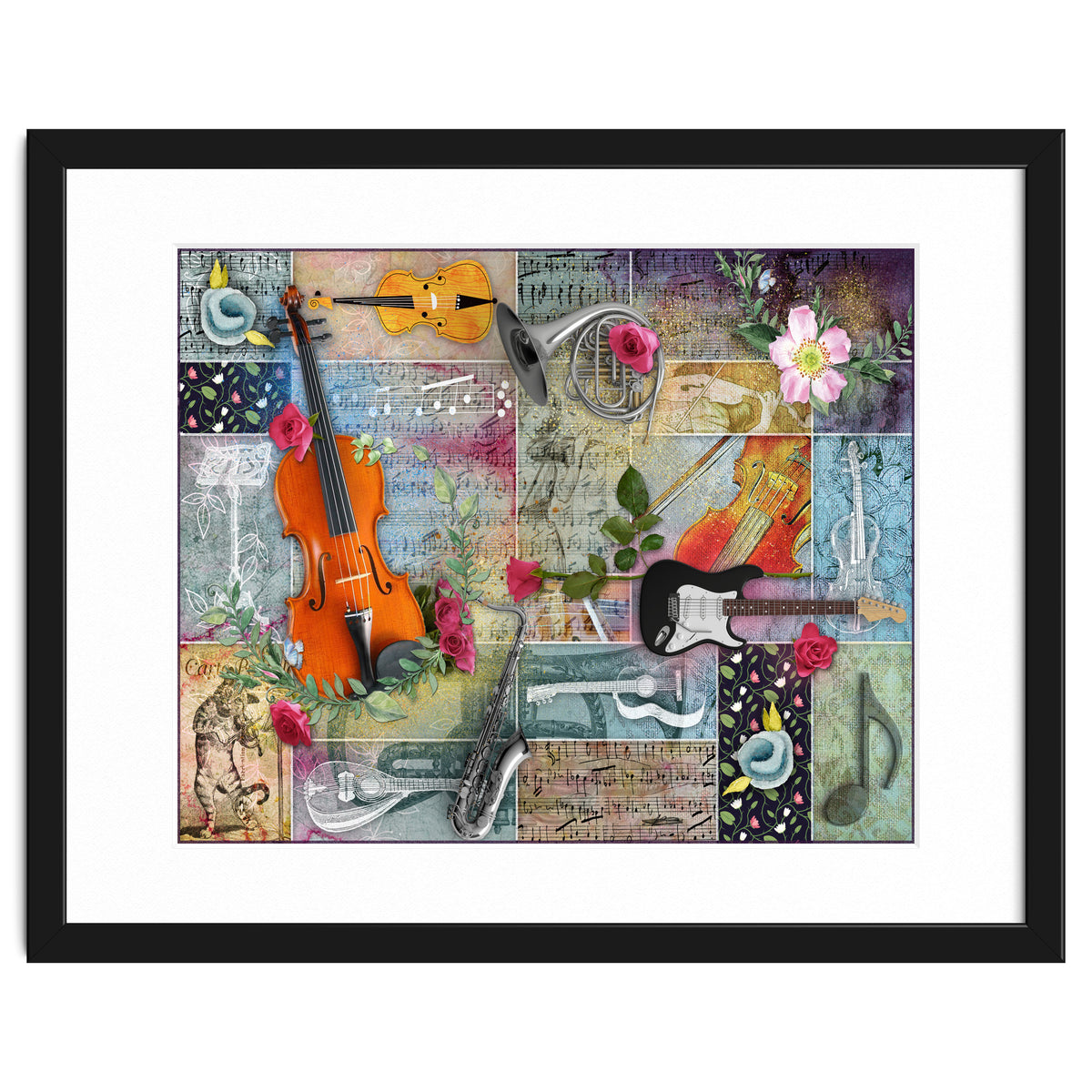 Musical Garden Collage