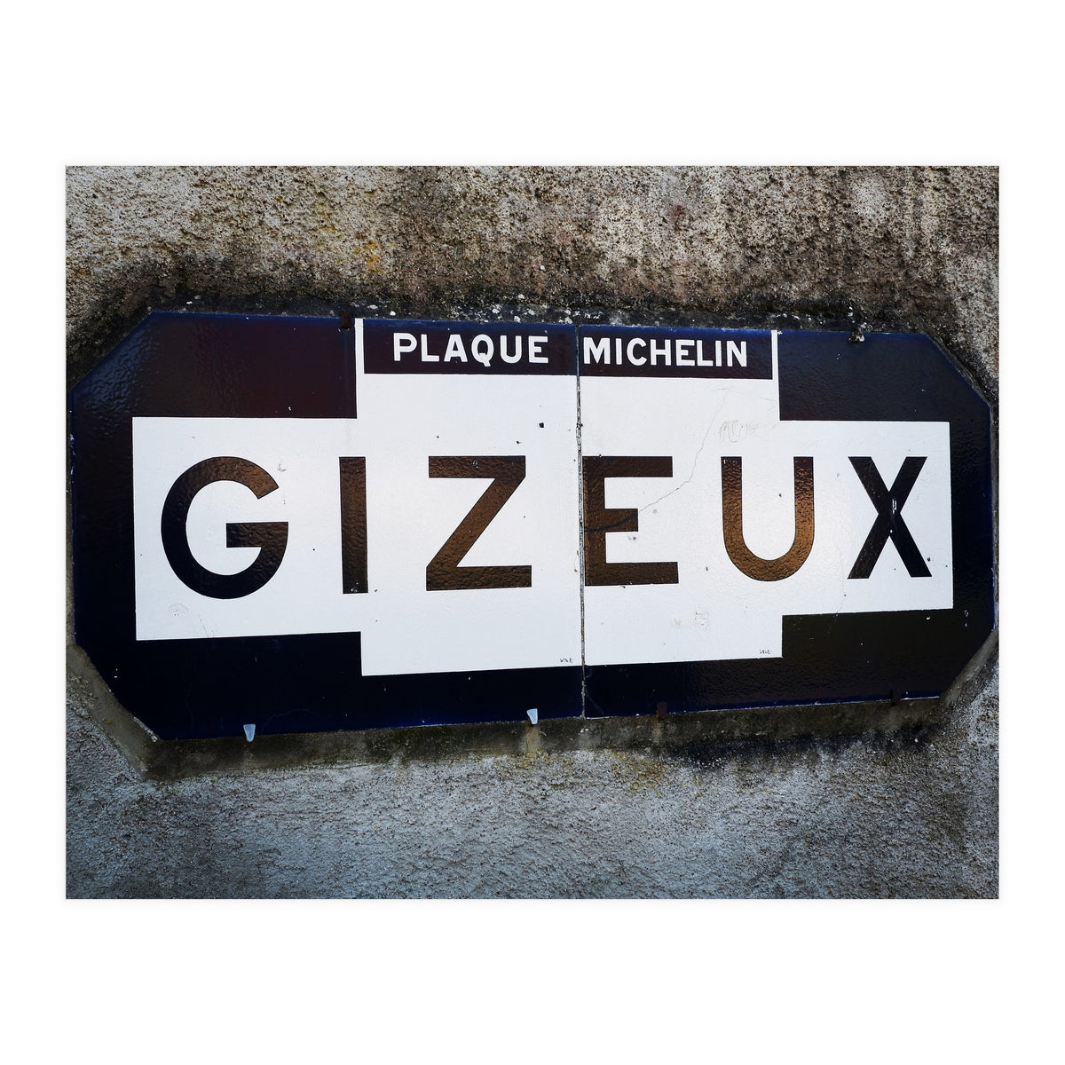 French sign: Gizeux (Print Only)