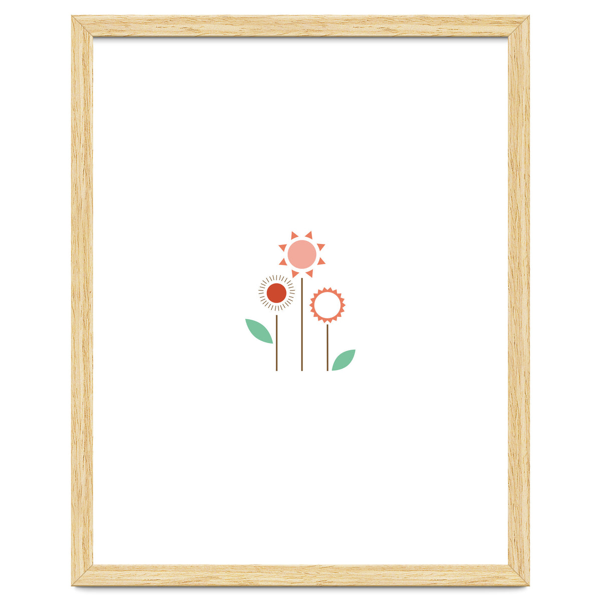 Sun And Flower On My Wall Rgb