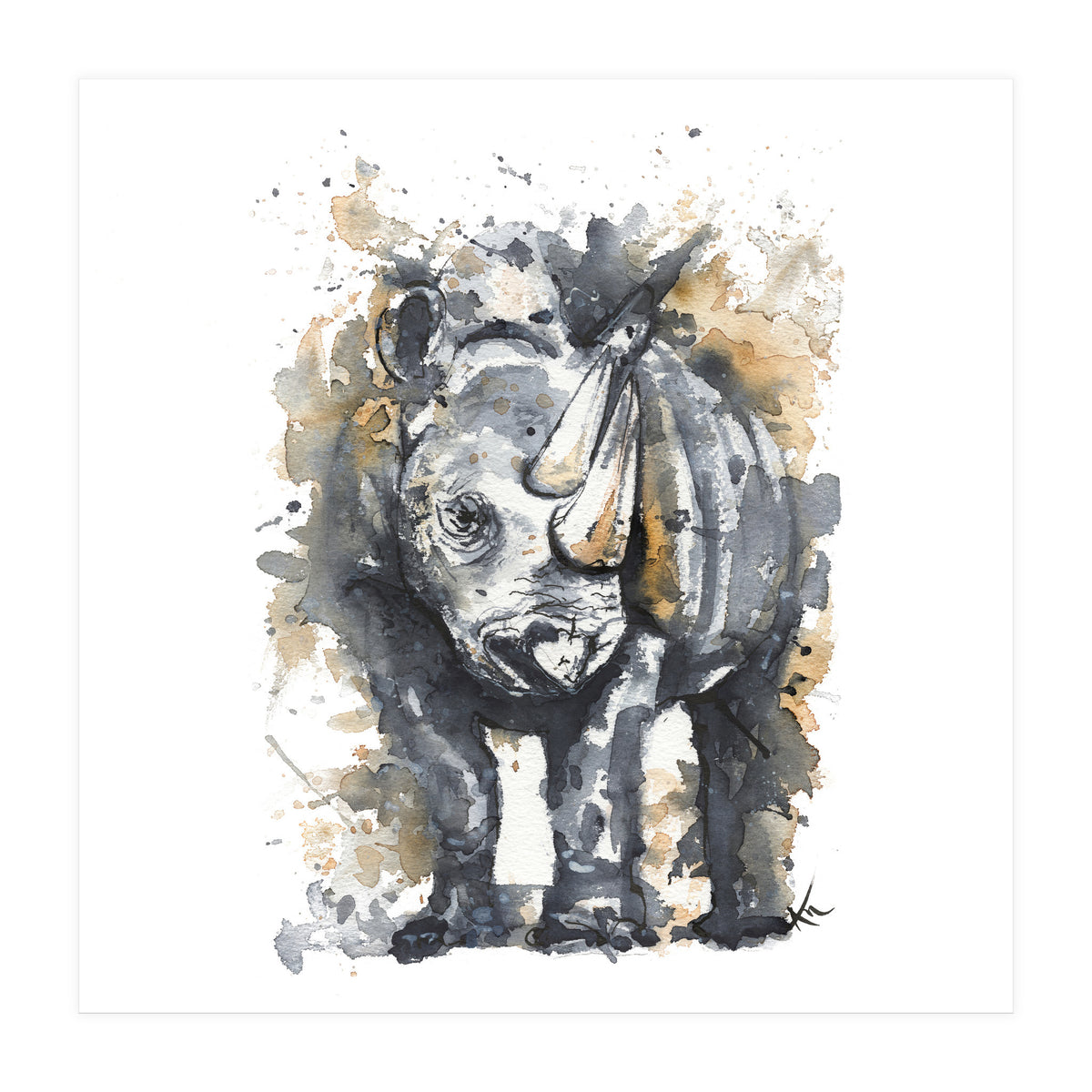 Rhino- Wildlife Collection (Print Only)