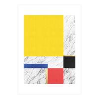 Geometric and golden X (Print Only)
