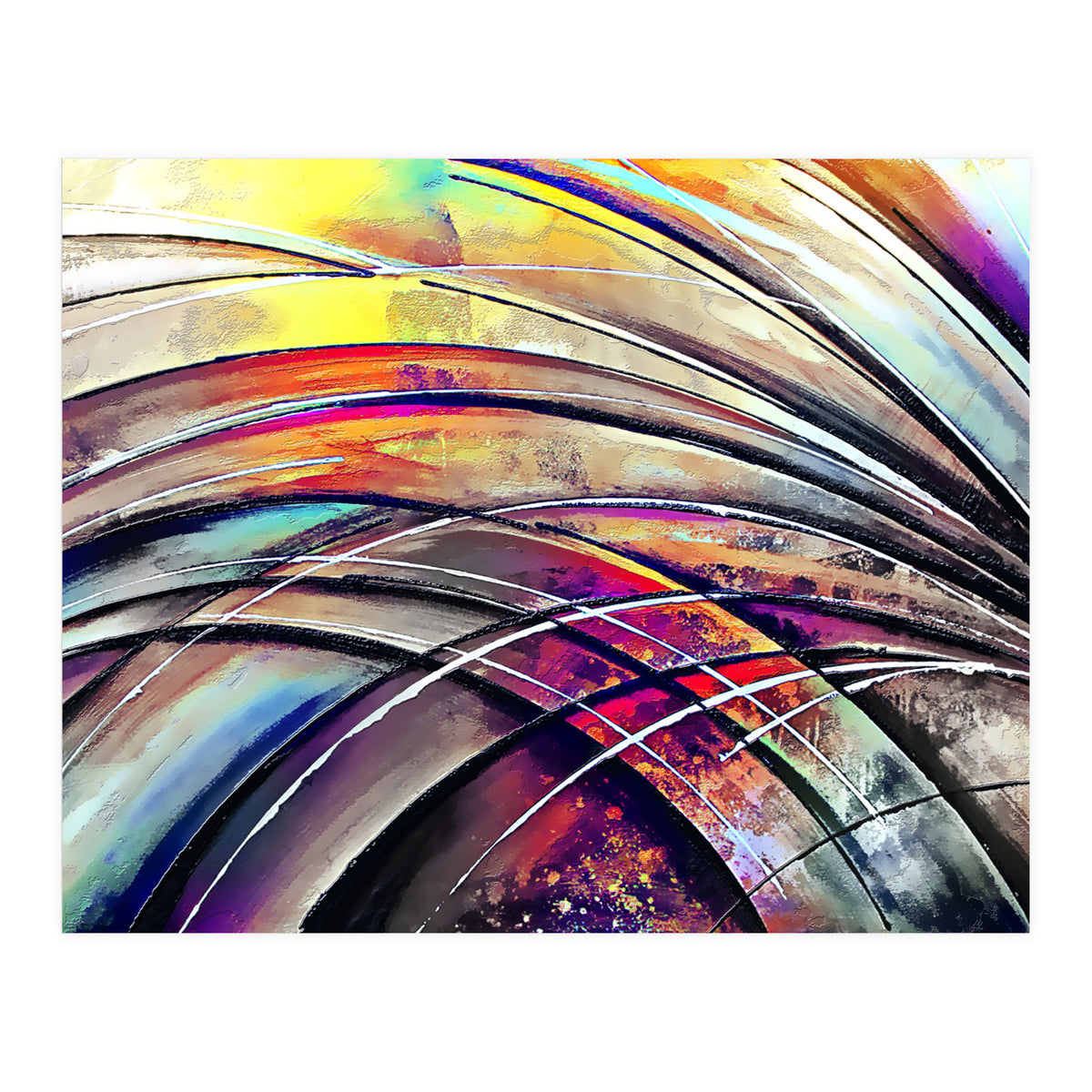 Abstract Art Britto - Qb289 (Print Only)