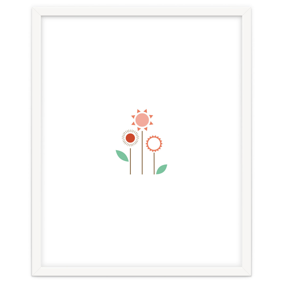 Sun And Flower On My Wall Rgb