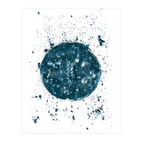 Indigo Blue Botanical Leaves No. 8 (Print Only) thumbnail