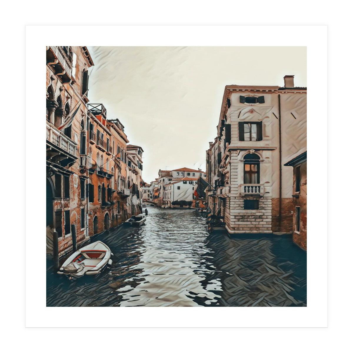Water Way In Venice (Print Only)