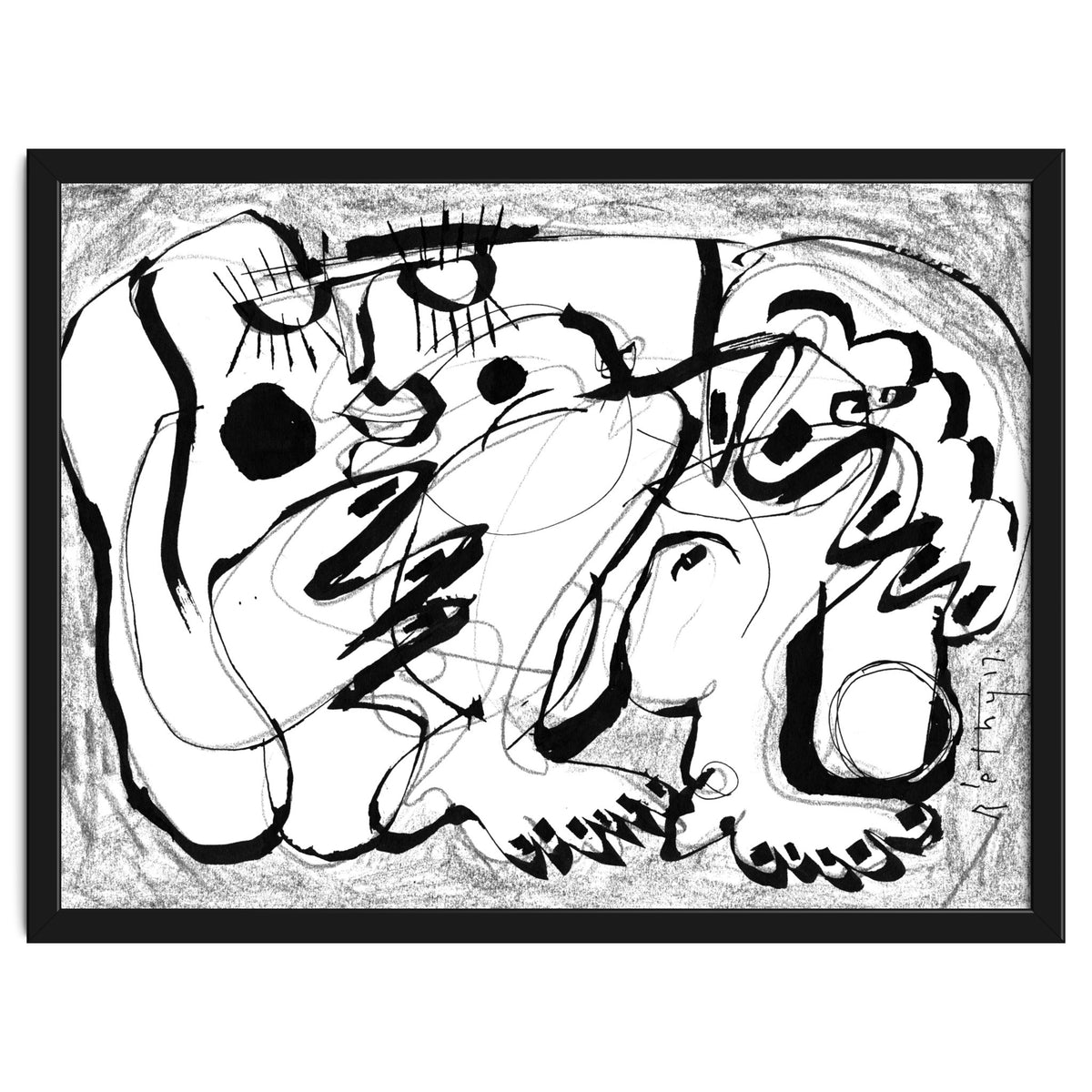 Female Nude no. 02 - b&w