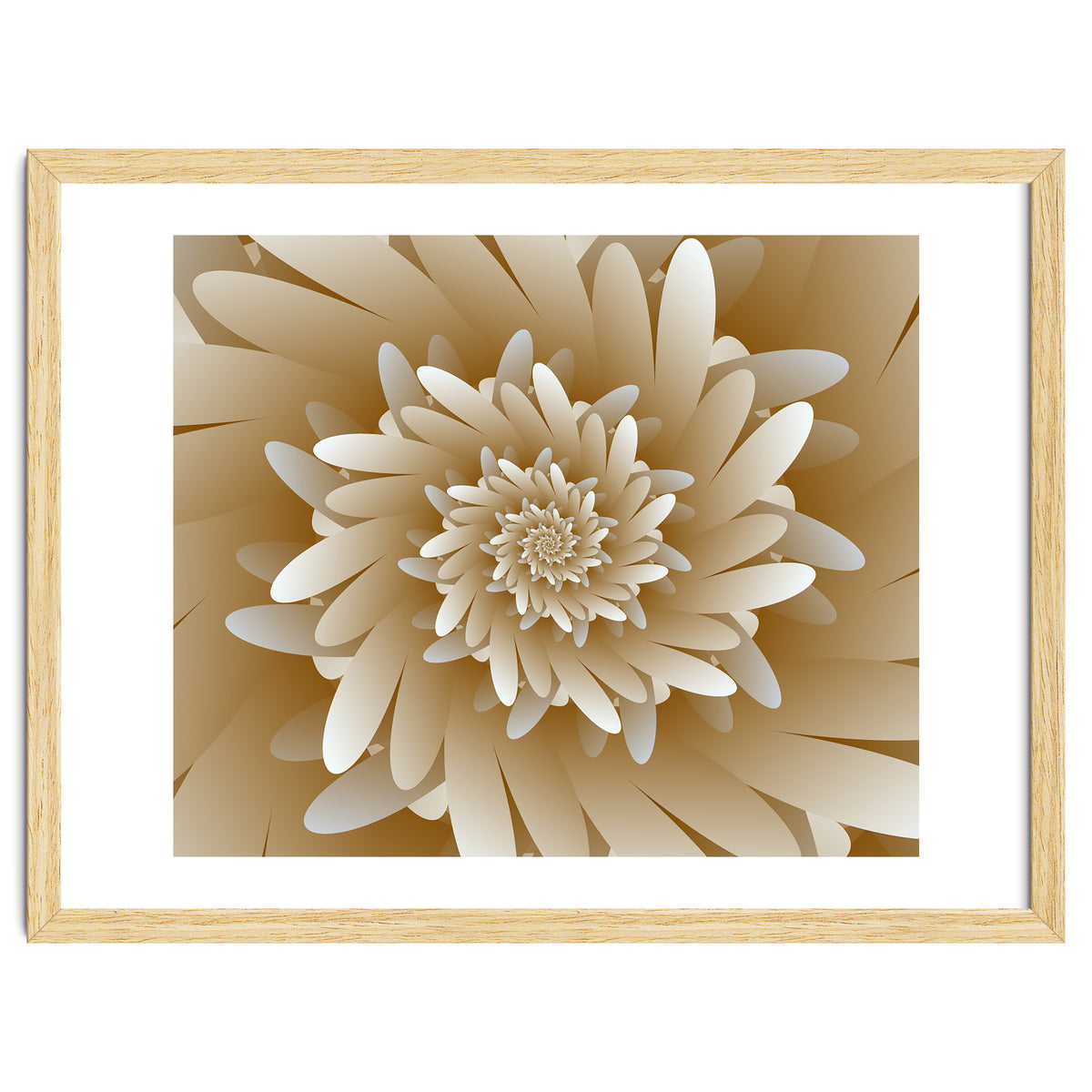 Abstract Digital Floral ART