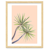 Tropical Serenity | Botanical Nature Plants | Boho Jungle Floral Garden | Watercolor Palm Painting thumbnail