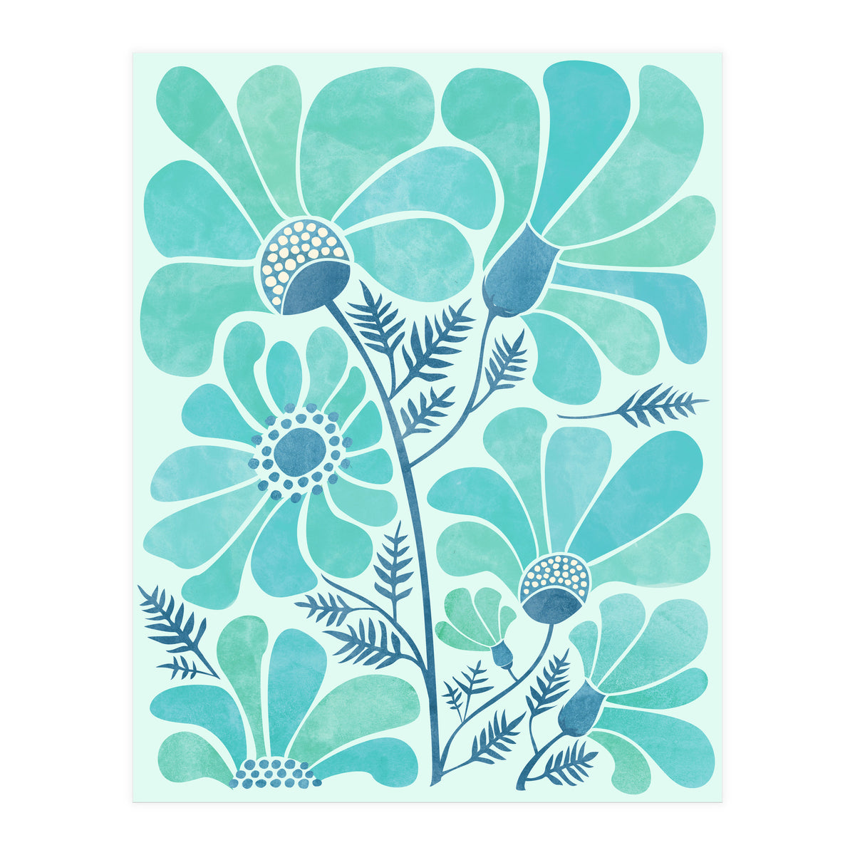 Himalayan Blue Poppies (Print Only)