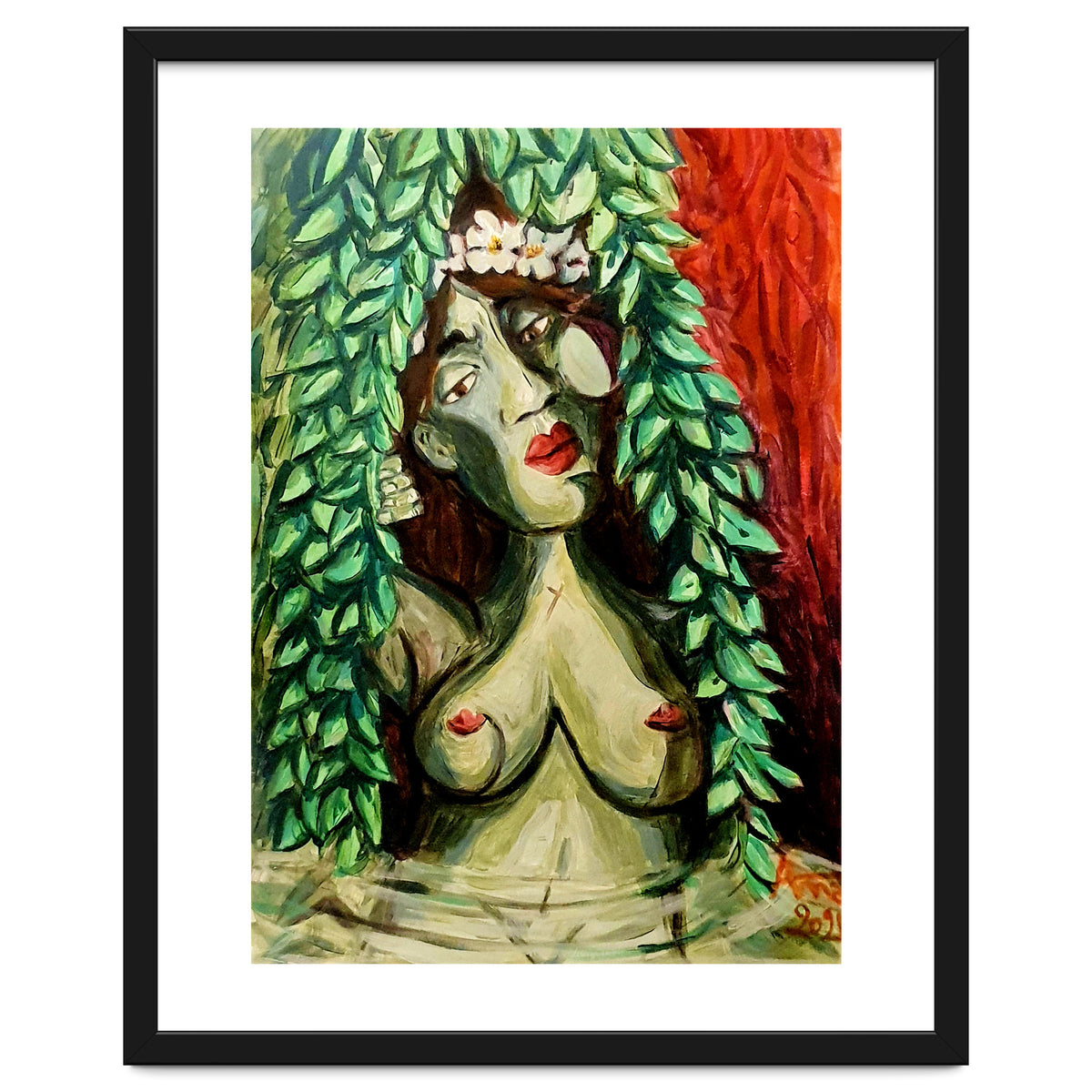 Under the willow tree