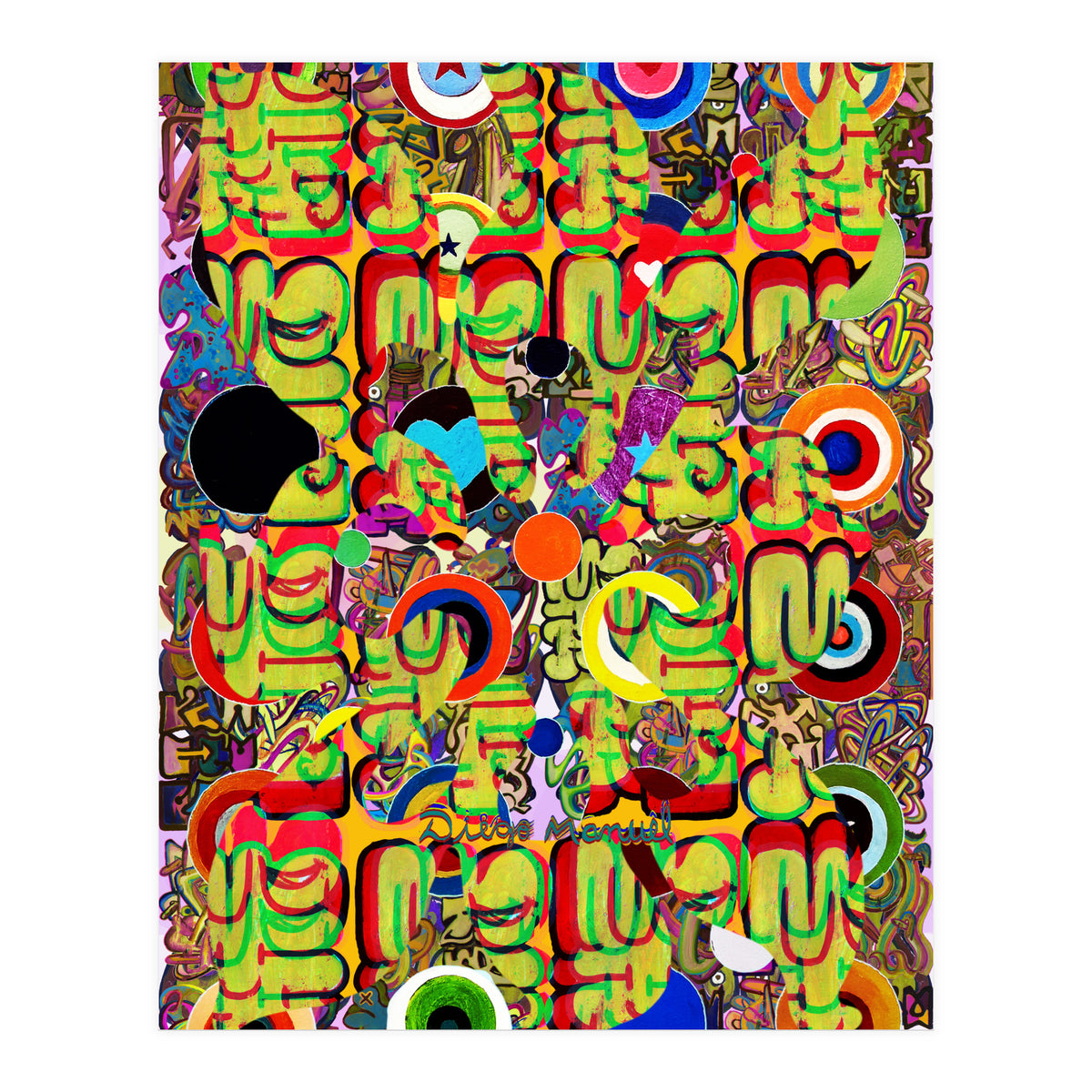 Fuego Y Graffiti 74 (Print Only)