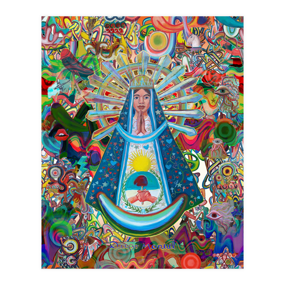 Virgen Y Graffiti 29 (Print Only)