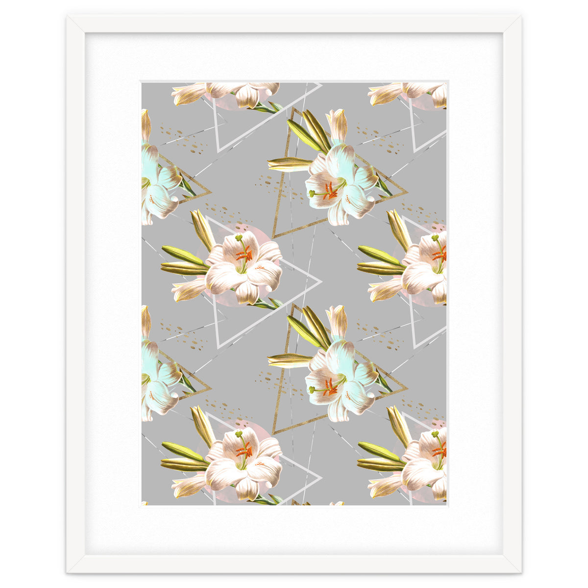 Botanical blooming with geometric 02